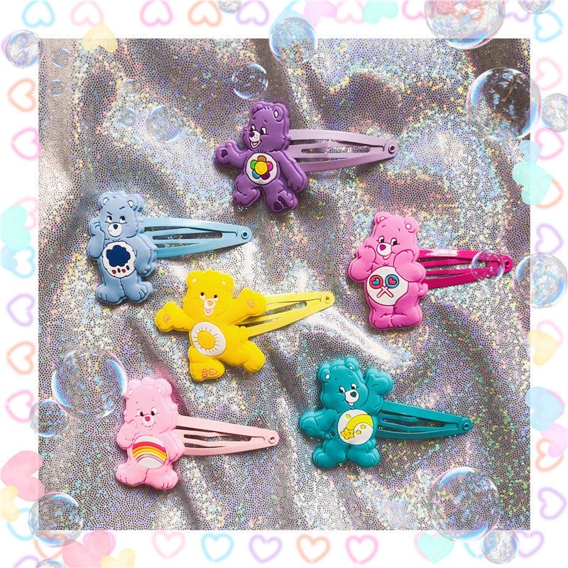 Hair Care Zinc - Care Bears Cartoon Hair Clips Set,