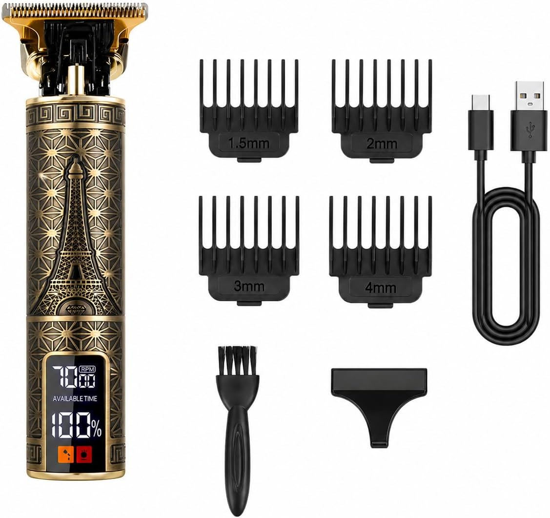 Hair Care Kit - Men's Professional Electric Hair Clipper with