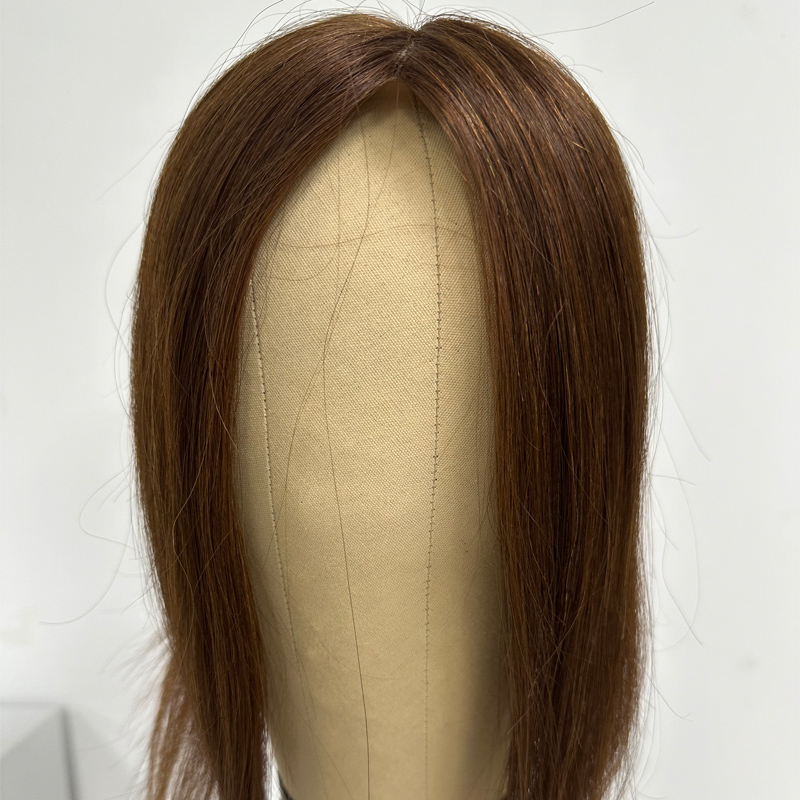 Clip In Hair Piece - Women Topper Human Hair Wigs 100%