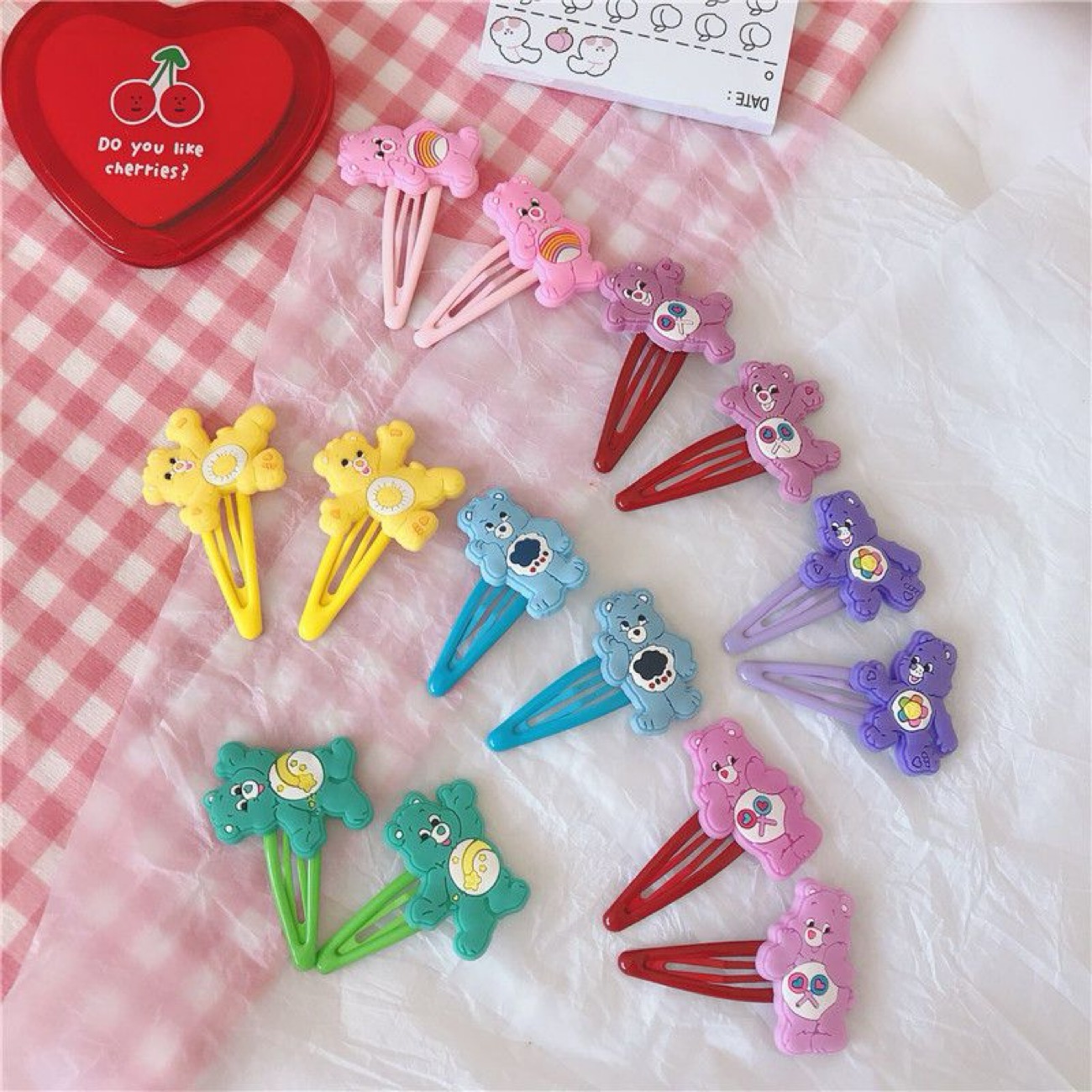 Care Bears Hair Clips Set, Cut - огляд і ціна Hair Care Zinc