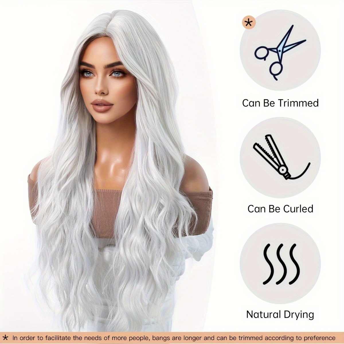 Anxin Brand Synthetic Fiber Wi - огляд і ціна Hair Care Curly Hair