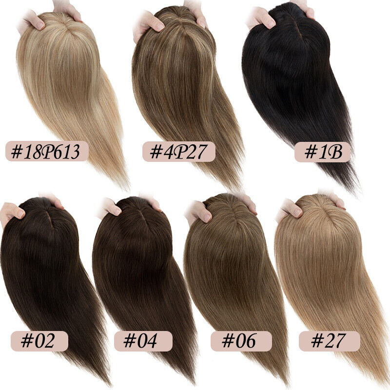 Women Toupee Silk Base Topper  - огляд і ціна Clip In Hair Piece