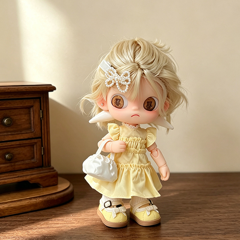 5Pcs Doll Outfit Set Lemon Yel - огляд і ціна Clip In Hair Piece