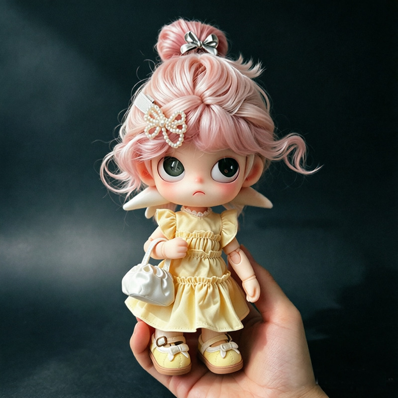 5Pcs Doll Outfit Set Lemon Yel - огляд і ціна Clip In Hair Piece