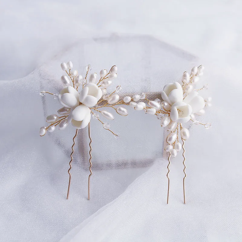 Natural pearl ceramic flowers  - огляд і ціна Hair Care Zinc