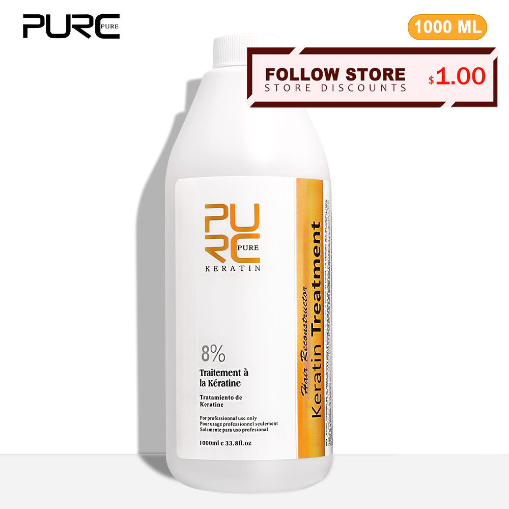 PURC 8% Keratin Smoothing Trea - огляд і ціна Hair Care Curly Hair