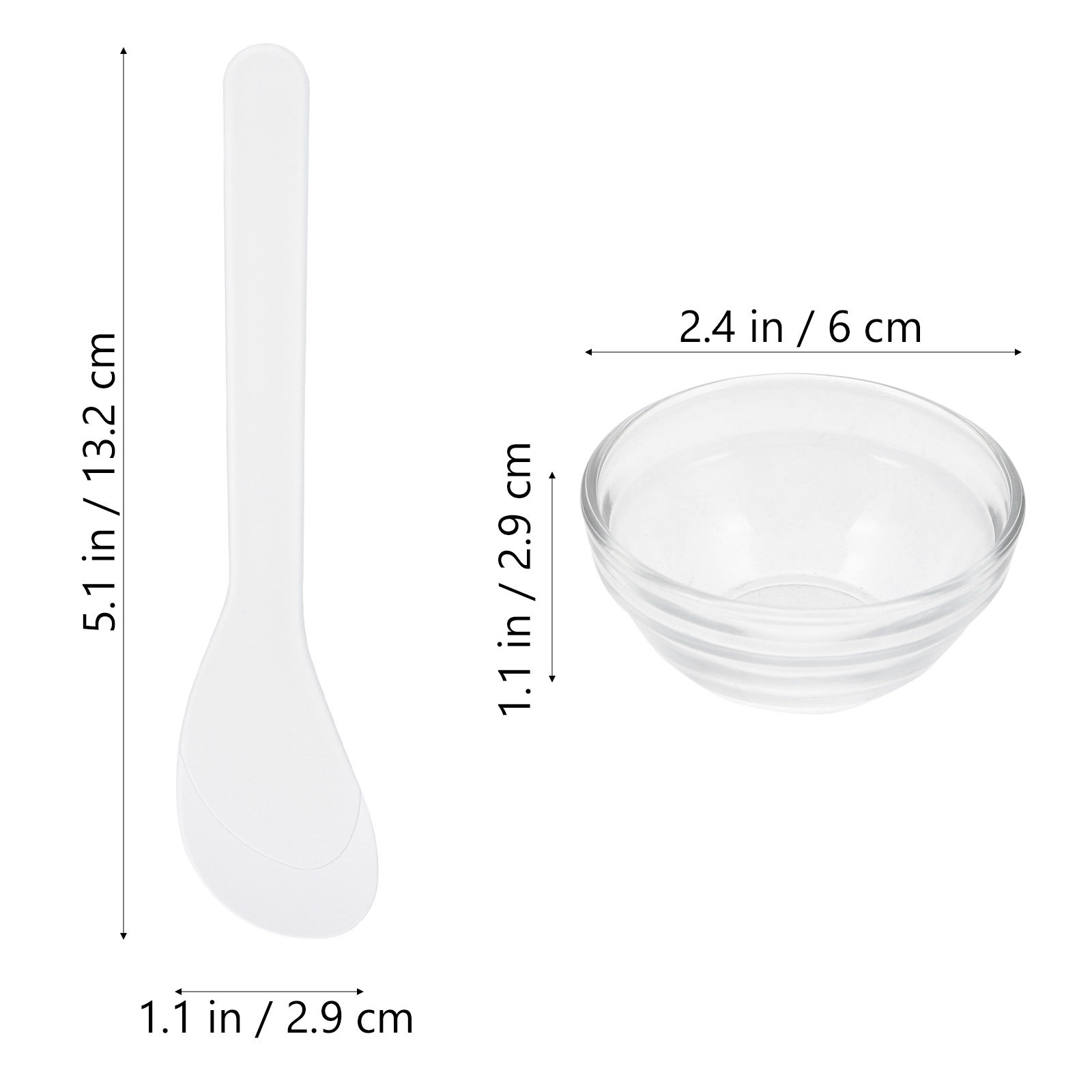 1Set Essential Oil Bowl Glass  - огляд і ціна Hair Care In Salon