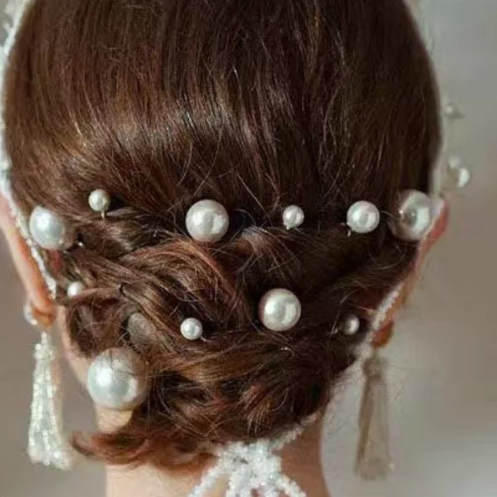 Pearl Crystal Hair Pins Comb S - огляд і ціна Clip In Hair Piece