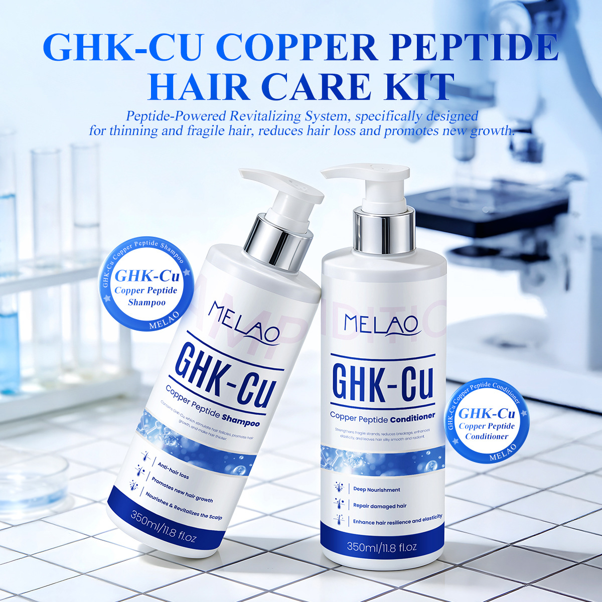 350ml GHK-Cu Copper Peptide Ha - огляд і ціна Hair Care Tonic