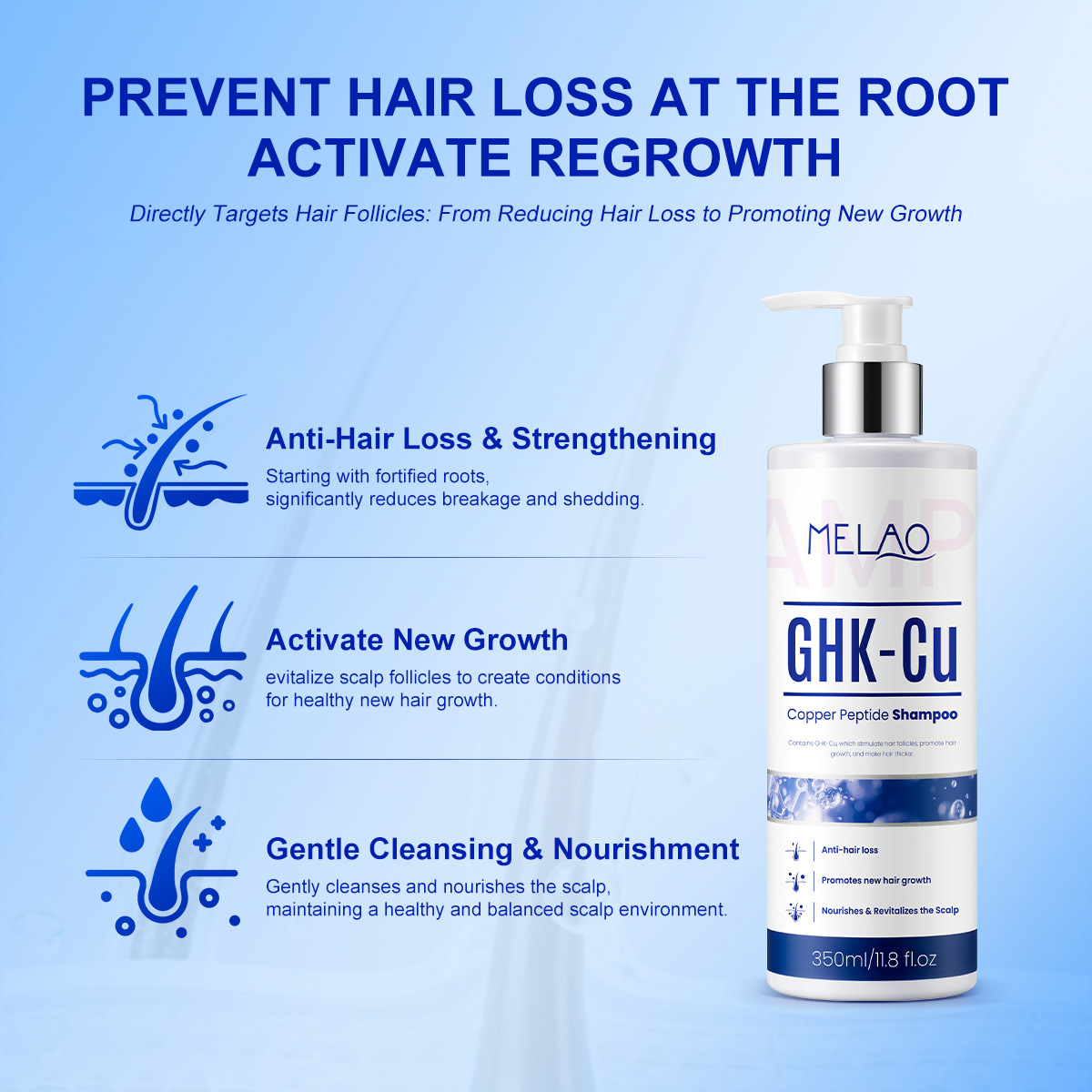 350ml GHK-Cu Copper Peptide Ha - огляд і ціна Hair Care Tonic