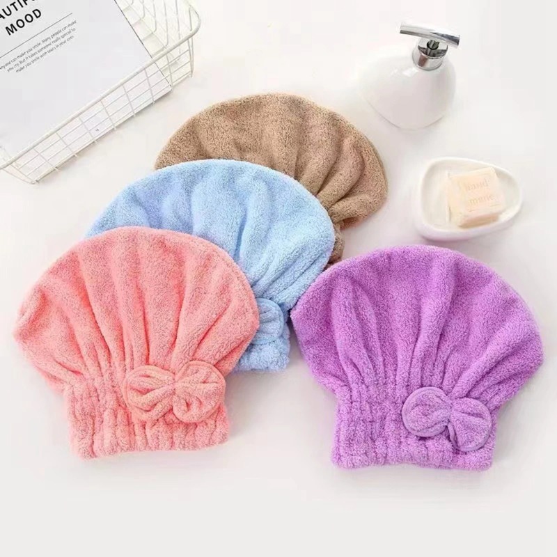 1Pc Microfiber Hair Turban wit - огляд і ціна Hair Care Curly Hair