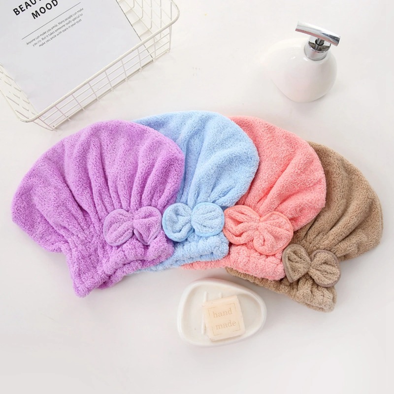 1Pc Microfiber Hair Turban wit - огляд і ціна Hair Care Curly Hair