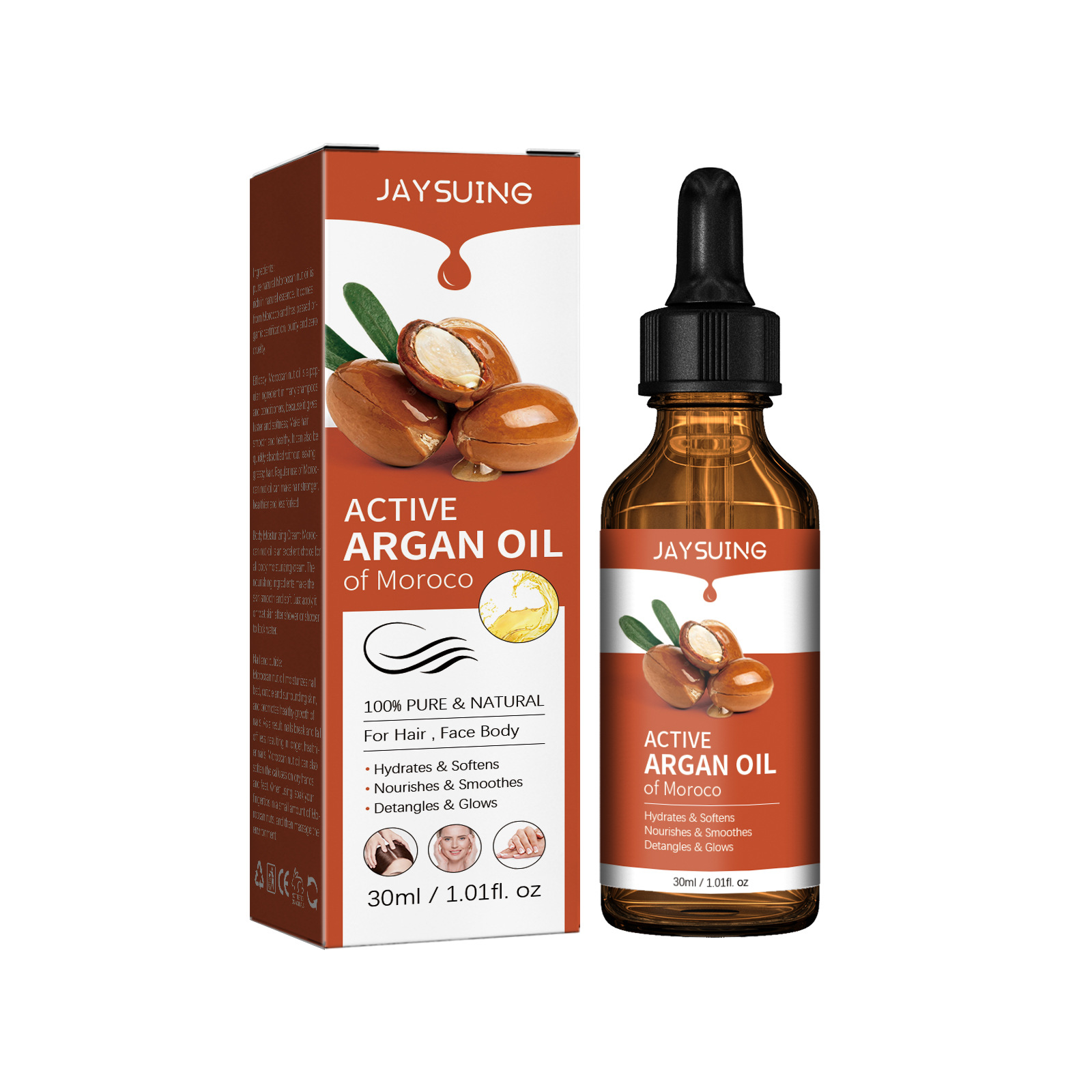 Argan Oil for Hair Treatment S - огляд і ціна Hair Care Organic