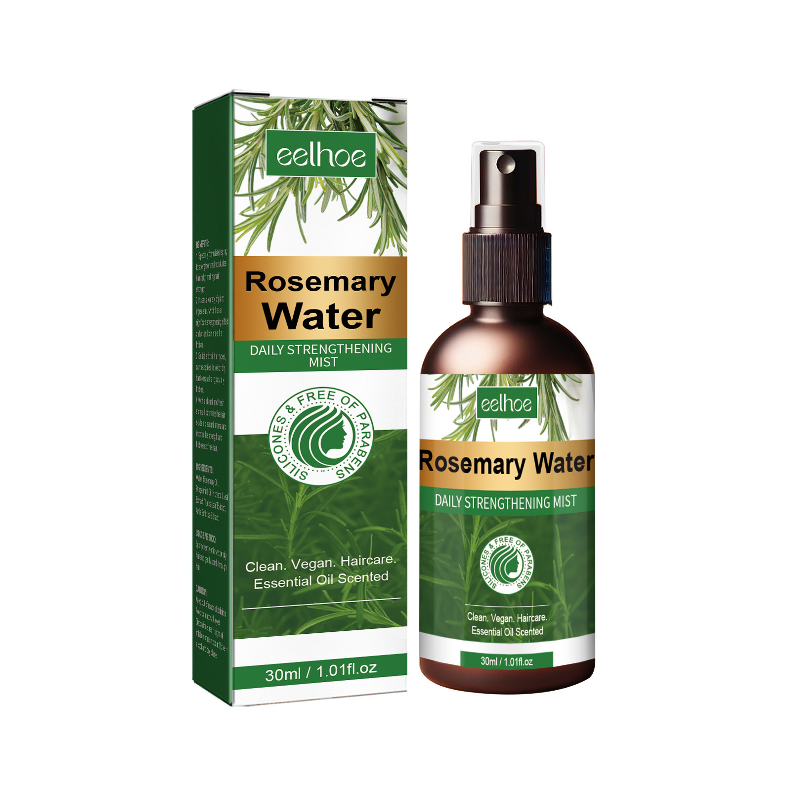 Rosemary Spray for Hair Nouris - огляд і ціна Hair Care Organic