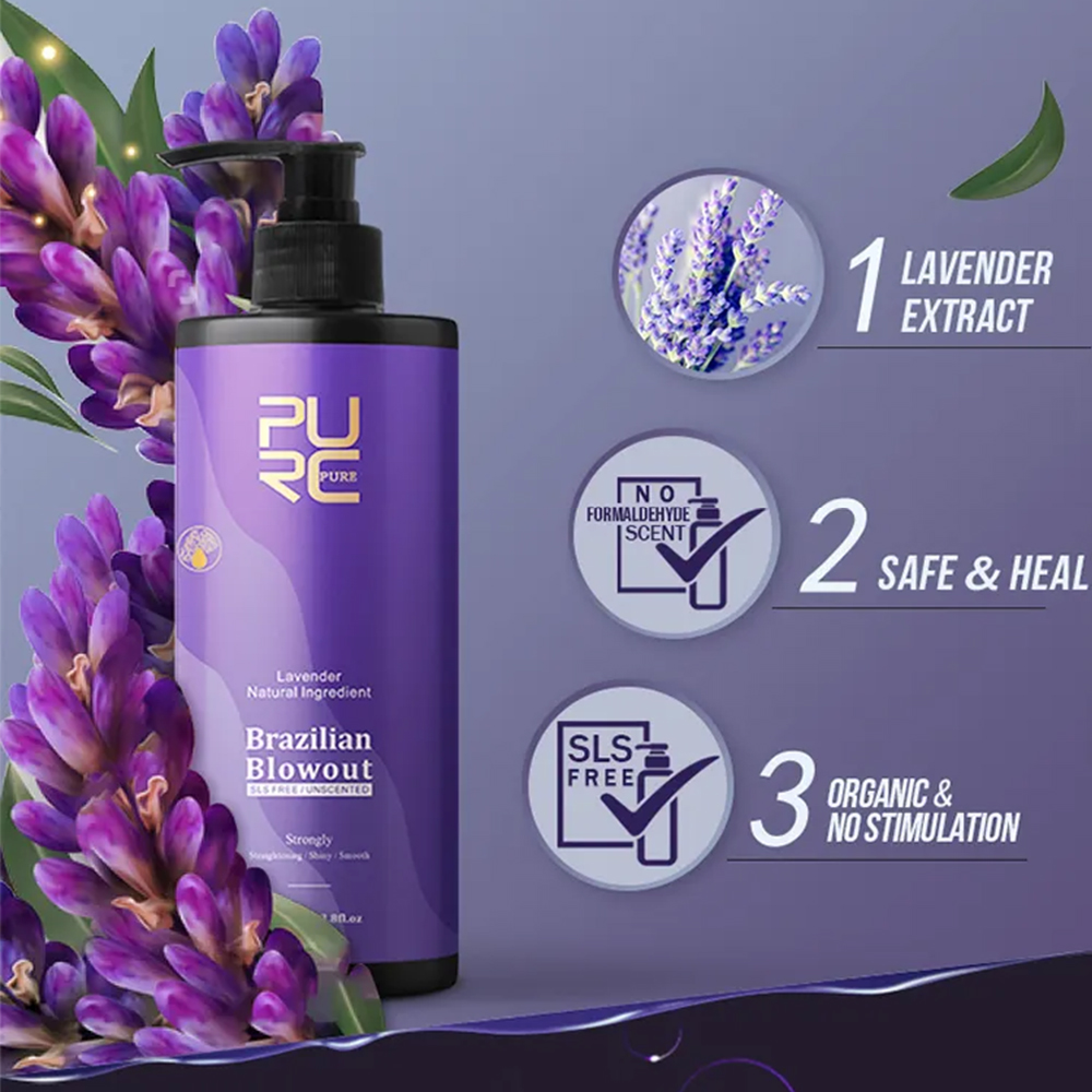 PURC Lavender 12% Brazilian Ke - огляд і ціна Hair Care Organic